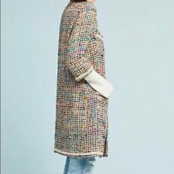 Anthropologie Tweed Berwyn Multicoloured Jacket - Picture 2 of 5